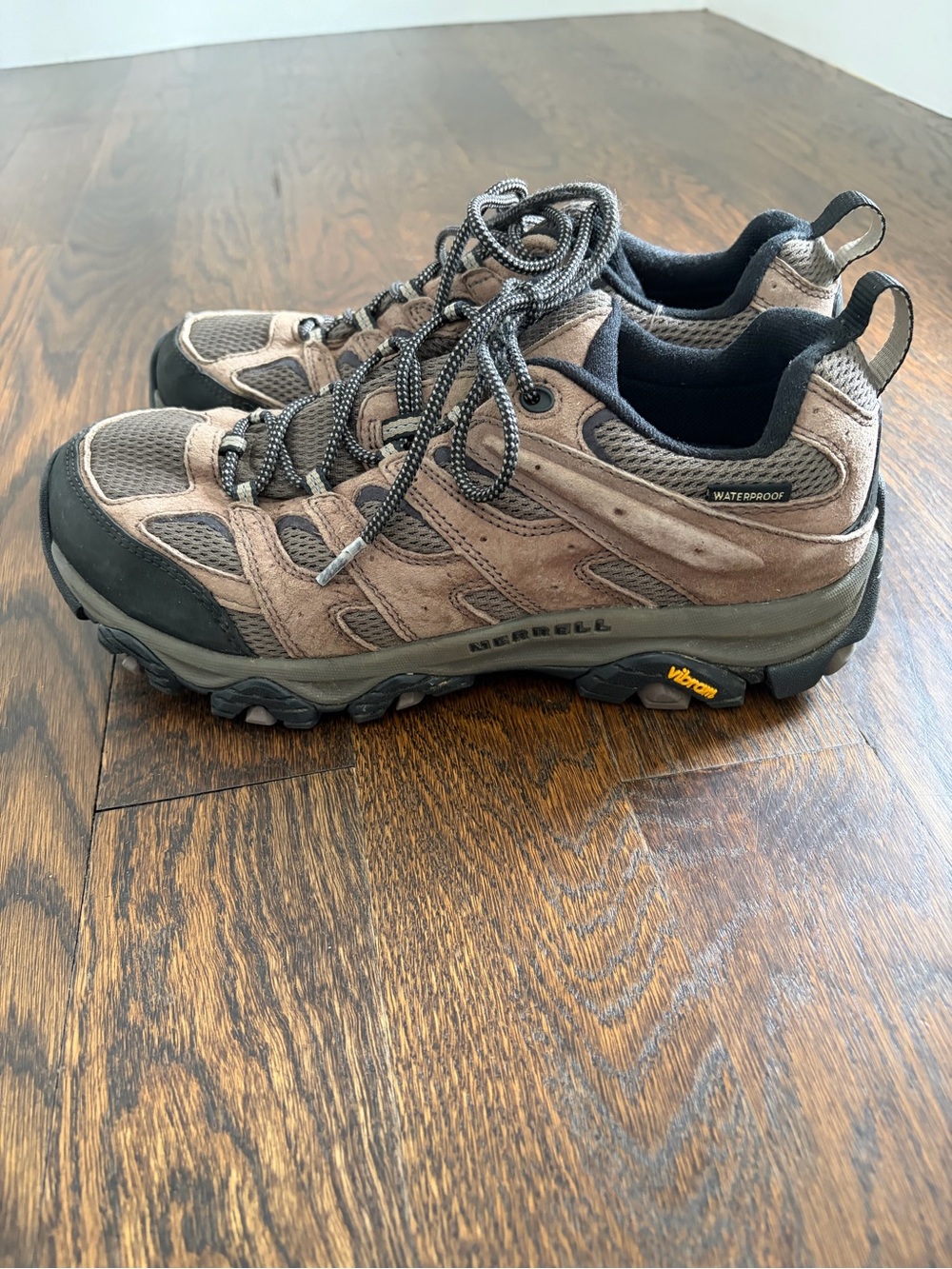 Merrell Men's Brown and Black Waterproof Trail Shoe Moab 3 Bracken 9.5 Wide - Picture 5 of 9